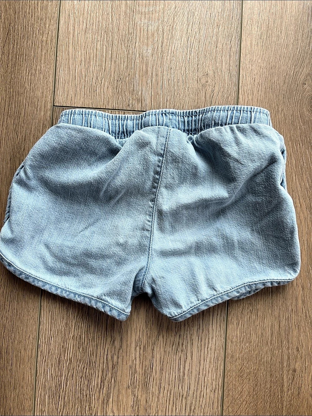 Blue Drawstring Shorts - Picture 2 of 6